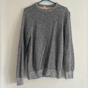 H&M Men's Heathered Gray Crewneck Sweater